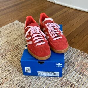 Adidas Handball Spezial Red/Pink size 8.5